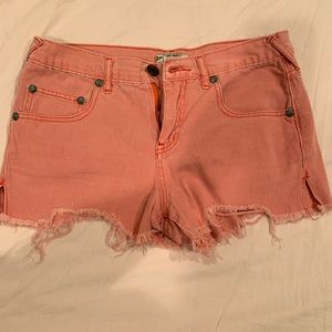 Free people denim shorts